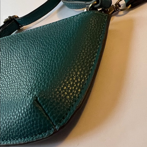 Joy Mini Crossbody Peacock Wristlet Removable Straps Vegan Leather NWOT - Picture 13 of 15